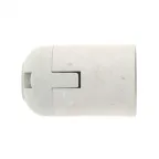 Патрон Е27 пластиковый подвесной термостойкий пластик белый PROxima