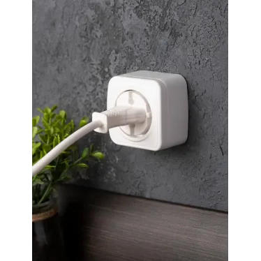 Розетка Минск одноместная ОП 10А без заземления белая