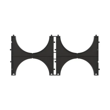 Держатель расстояния (кластер) 110мм для двустенныx труб двойной