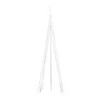 Мачта молниеприемная L-10м, D-40мм AL/NI PROxima