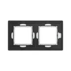 Рамка из натурального стекла, ''Avanti'', светло-зеленая, 4 модуля