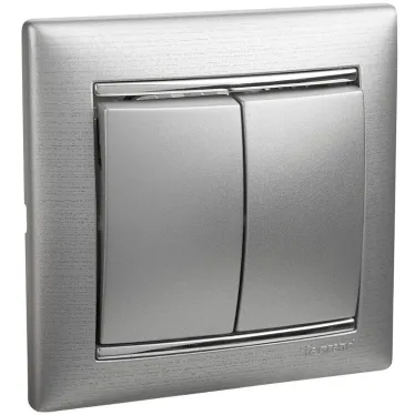 VALENA Рамка 1 пост матовый алюминий