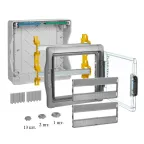 Щит, IP65, 2х18 модулей с шинами N+Pe