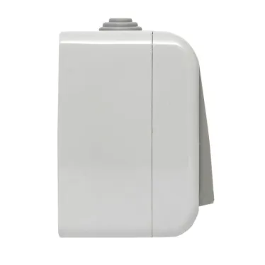 Кнопка звонка Мурманск 1-клавишная 10А IP54 серая