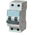 Автоматический выключатель TX? 6000 - 6 кА - тип характеристики C - 2П - 230/400 В~ - 10 А - 2 модуля