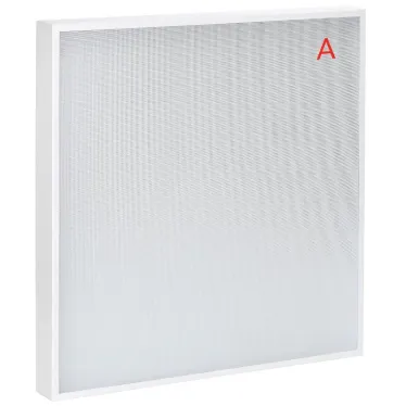 LIGHTING PRO Светильник светодиодный ДВО 2001A 40Вт 5000К IP40 588х588мм Грильято микропризма БАП 3ч IEK