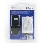 Выключатель для светильников 230V 1000W 3-х канальный 30м с пультом управления, черное серебро