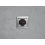 VALENA Розетка акустическая алюминий