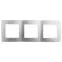 Рамка на 3 поста, Эра12, алюминий, 12-5003-03