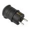 Вилка угловая каучуковая 230В 2P+PE 16A IP44 DIY