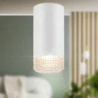 Светильник настенно-потолочный спот OL40 WH/CL MR16 GU10 IP20 белый, прозрачный