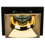 Встраиваемый светильник декоративный KL102 BK/GD MR16 GU5.3 черный золото