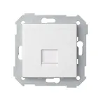 Адаптер на 1 RJ45(12) 75528-, 75540-, 75541-, 75544-39, шторка, S82,82N, белый