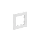 ATLASDESIGN NATURE 1-постовая РАМКА, НАТУРАЛЬНОЕ СТЕКЛО, БЕЛЫЙ