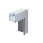 Плоский угол с крышкой кабельного канала LKM 60x60 мм (сталь)