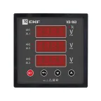 Вольтметр цифровой VD-963 на панель (96х96) трехфазный PROxima