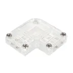 Коннектор угловой для ленты ARL-50000PV (15.5x6мм) прозрачный (ARL, пластик)