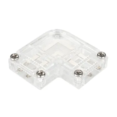 Коннектор угловой для ленты ARL-50000PV (15.5x6мм) прозрачный (ARL, пластик)