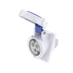 Розетка панельная с наклоном IP67 32А 2P+E 230В