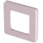 Рамка 1 пост INSPIRIA розовая