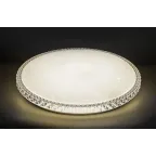 Светильник светодиодный ДБО-36w круглый матовый с эффектом Звездного неба регулировкой цветовой температуры 3000-6500К светового потока max 2900Лм и режима освещенности с пультом управления и таймером выключения