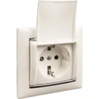 VALENA Рамка 1 пост жемчужная