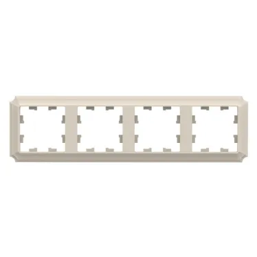 ATLASDESIGN ANTIQUE 4-постовая рамка, универсальная, БЕЖЕВЫЙ