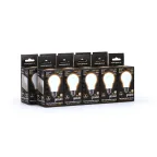 Лампа светодиодная Black LED Filament A60 OPAL E27 10W 820lm 2700К | 102202110 | Gauss