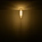 Лампа светодиодная Black LED Filament Свеча E14 11W 720lm 2700К | 103801111 | Gauss