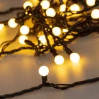 Светодиодная гирлянда ARD-BALL-CLASSIC-D13-10000-BLACK-100LED WARM (230V, 7W) | 025572 | Arlight