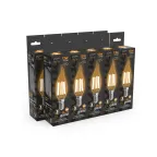 Лампа светодиодная Filament Свеча на ветру 13W 1100lm 2700К Е14 LED 1/10/50 | 104801113 | Gauss