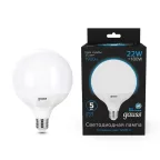 Лампа светодиодная G125 22W 1840lm 6500K E27 LED 1/10 | 105102322 | Gauss