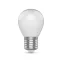 Лампа светодиодная Basic Filament Шар 4,5W 380lm 2700К Е27 milky LED 1/10/50 | 1055215 | Gauss