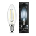 Лампа светодиодная LED 5Вт E14 220В 4100К свеча | 103801205 | Gauss