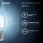 Лампа светодиодная Filament Свеча на ветру 13W 1150lm 4100К Е14 LED 1/10/50 | 104801213 | Gauss