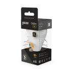 Лампа светодиодная LED 7Вт E14 220В 3000К шар, диммируемая | 105101107-D | Gauss