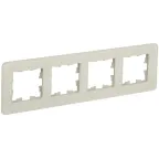 BRITE Рамка 4 поста РУ-4-2-Бр стекло песчаный RE IEK