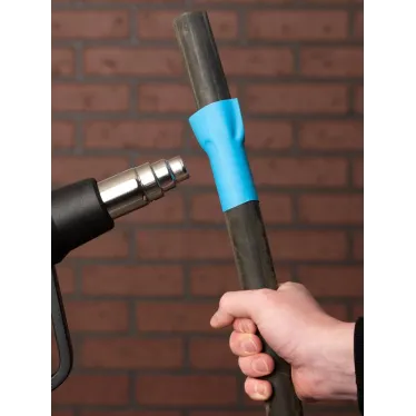 Трубка термоусаживаемая ТУТ нг 30/15 синяя в отрезках по 1м PROxima