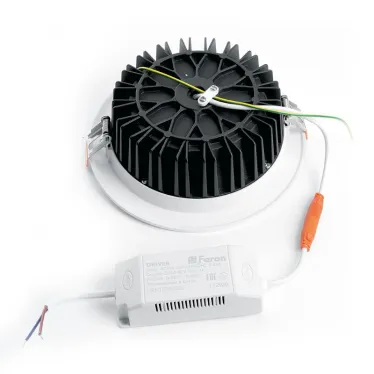 Светильник светодиодный ДВО-12w 4000К 1080Лм белый