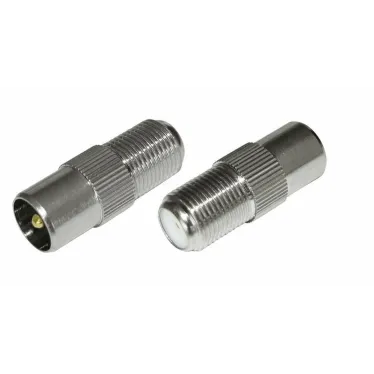 Переход гнездо F - штекер TV,