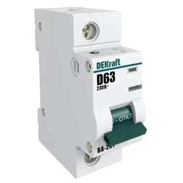 Выключатель автоматический однополюсный 80А С ВА-201 10кА