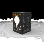Лампа светодиодная LED 16 Вт 1480 лм 3000К шар G95 теплый E27 AC 220В Black Gauss