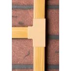 Угол T-образный (25х16) (4 шт) Plast PROxima под светлое дерево