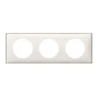 Рамка, трехпостовая, слоновая кость