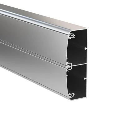 Кабель-канал 140х50 с двумя крышками алюминий