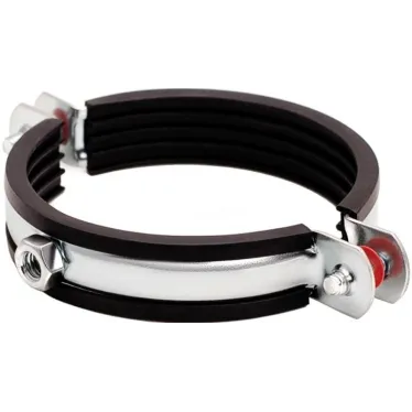 Хомут стальной 1 1/4 (40-45мм), с уплотнителем