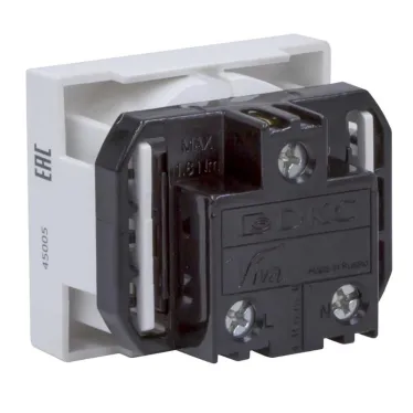 VIVA Розетка силовая с заземлением белая