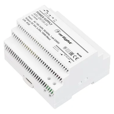 Блок питания ARV-DR150-24 (24V, 6.25A, 150W) (, IP20 DIN-рейка)