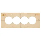 Шаблон для подрозетников c 4 отв. диам. 82 мм Expert