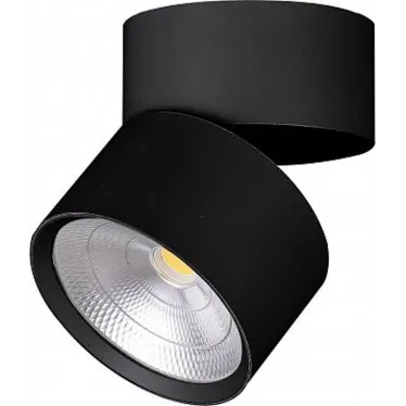 Светильник светодиодный ДПО-25w 4000К 2250Лм наклонный черный